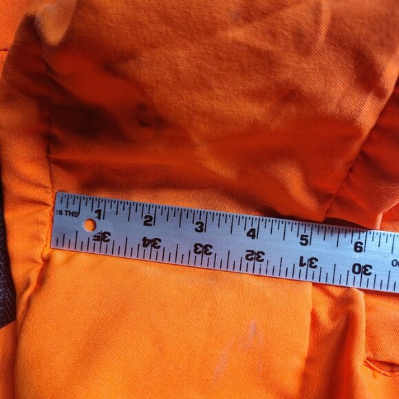 Vintage Himalayan Industries Hunting Backpack Small Game Bag Orange Hi Vis - Picture 11 of 16